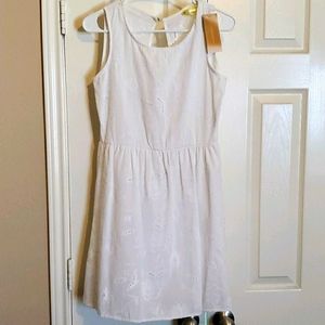 Size small white eyelet dress